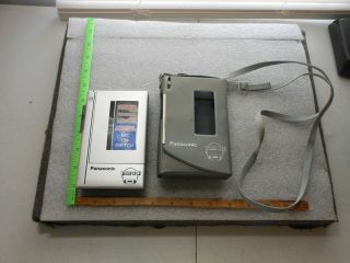 Vintage Panasonic Stereo Cassette Player Rq - J9 With Case Made In Japan