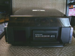 Vintage Kodak Moviedeck 475 8mm 8 Film Movie Projector W/case.  Great