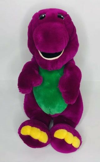 Dakin Lyons Group Vintage Barney The Dinosaur Plush Stuffed Animal 1992 16 "
