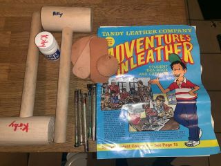 Tandy Leather Company Adventures In Leather Tools Issue 7 - A Toy Set Vintage