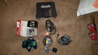Nintendo 64 N64 Console Perfect Dark Game Vintage Great Control
