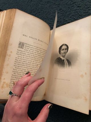 RARE 1867 ‘Womens Work In Civil War’ BOOK Nurses 1st ED Confederate Brockett 7
