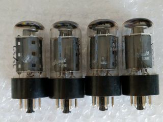 (4) Ge 7591 - A Tubes Tv - 7b/u Nos & Matched For Scott 299 Fisher 500