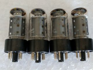 (4) GE 7591 - A Tubes TV - 7B/U NOS & Matched for Scott 299 Fisher 500 5