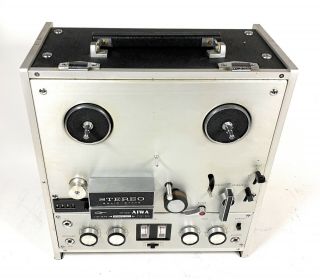 1967 Aiwa Stereo Solid State Tape Recorder Model Tp - 1001