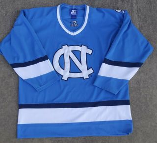 Vintage 90s,  Unc Starter Hockey Jersey,  North Carolina Tar Heels Jersey,  Size Xl