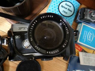 Vintage Canon FTb QL 35mm Two Lens Case Camera 3