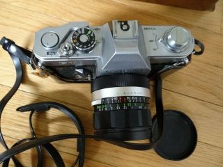 Vintage Canon FTb QL 35mm Two Lens Case Camera 7