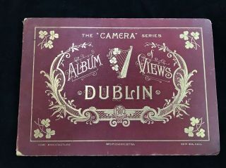 Album Of Dublin Views The Camera Series 1st 1890 Hc 14 Concertina Views Ireland