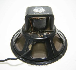 12 " Jensen Field Coil Speaker / A - 12 / 220731 - Ao - 15888 / 230 Ohm