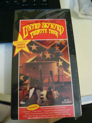 Lynyrd Skynyrd Tribute Tour Vhs - Vintage 1999 Rock Roll Concert Video Cassette