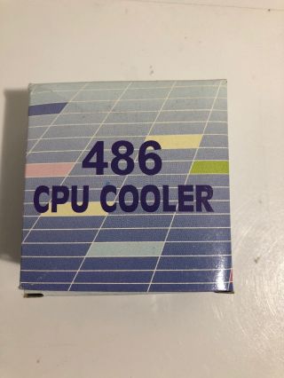 486 Vintage 486 Cpu Cooler 486