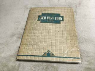 Daily Mail Ideal Home Book 1950 - 51 Hardcover Vintage Home Decor Book