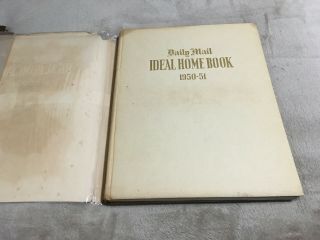 Daily Mail Ideal Home Book 1950 - 51 Hardcover Vintage Home Decor Book 2