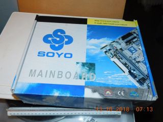Soyo Motherboard Sy - 6kl Intel 82440blx And Slot 1 Celeron Cpu Both In Pkgs