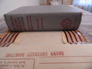 1947 The Concise Oxford Dictionary French - English Compiled by A.  Chevalley 2