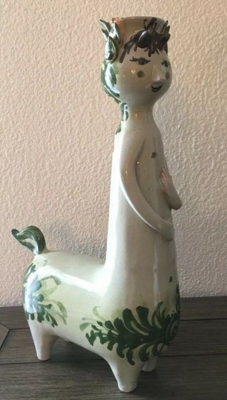 Rare Vtg.  Bjorn Wiinblad Pottery Figural Candle Holder Denmark