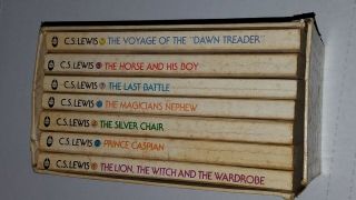 The Chronicles Of Narnia Vintage Box Set 1 - 7 C.  S.  Lewis Collier White