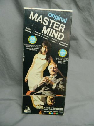 Vintage 1972 Invicta Mastermind Master Mind Game - England - Complete