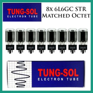 8x Tung - Sol 6l6gc Str / 6l6 | Matched Octet / Eight Tubes |