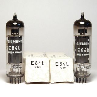 Siemens E84l / 7320 Audio Tubes,  Professional El84 For Tab V81,  Nos