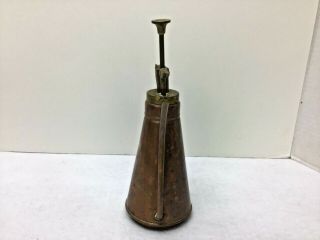 Vintage Fabrique Copper Plant Mister Water Spray Bottle Made in Hong Kong FLAW 4