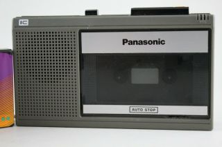 Vintage Panasonic IC Auto Stop One Touch Cassette Recorder RQ 339 - & 2