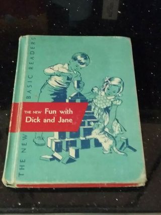 Vintage Reader Dick And Jane - Fun With Dick And Jane 1956