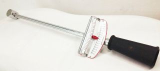 Vtg Sears Craftsman 1/2 " Drive Torque Wrench 44642 0 - 150 Ft/lbs Usa