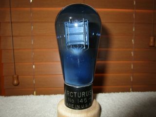 (1) Strong Testing Arcturus Blue 145 Globe Triode Radio Audio Tube