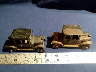 Vintage 1920s Hubley Arcade Cast Iron Ford Model T Doctors Coupe Toy Car. 3