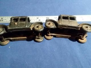 Vintage 1920s Hubley Arcade Cast Iron Ford Model T Doctors Coupe Toy Car. 6