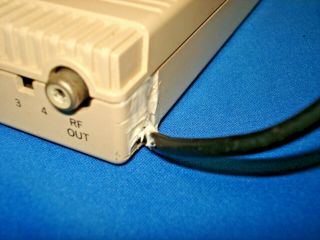 Commodore AMIGA 520 adapter for RF & composite - MODIFIED 9 PIN - - 3