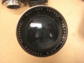 Vintage Minolta X - 370 Camera 35mm Film SLR W/ 2 Lens,  Case,  Flash & Accessory ' s 6