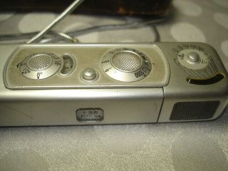 Minox B Subminiature Spy Camera w/ Case & Chain 2