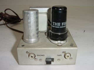 Vintage The Fisher PR - 6 Preamplifier 6SC7 Tube Mono Tape Phono Switched Preamp 5