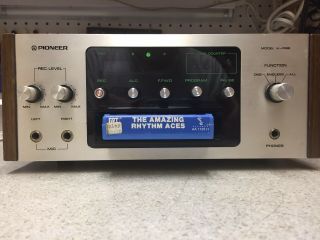 Pioneer H - R99 8 Track Tape Player/Recorder Professionally Serviced 3