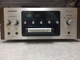 Pioneer H - R99 8 Track Tape Player/Recorder Professionally Serviced 5
