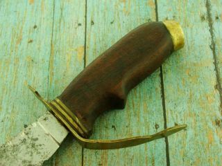 UNUSUAL VINTAGE CUSTOM HAND MADE TRENCH ART FIGHTING BOWIE KNIFE HUNTING KNIVES 3