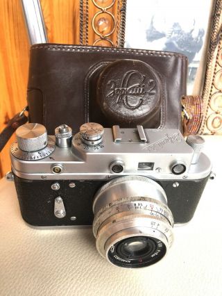 Zorki 2c Industar 50 Kmz Russian Leica M39 Vintage Rare Photo Camera