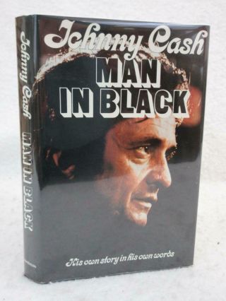 Signed Johnny Cash Man In Black 1976 Zondervan Publishing House,  Mi 4th Printing