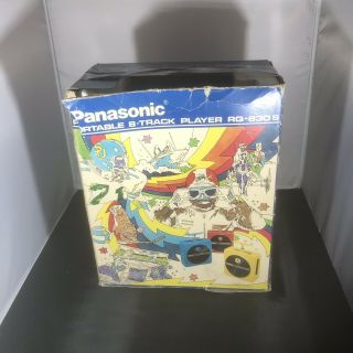 Panasonic Rq - 830s Dynamite Tnt 8 Track Player (perfect)