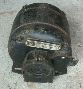Vintage Ge General Purpose Electric Motor 110 Volts Single Phase 1140 Rpm