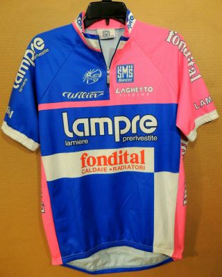 Sms Santini Lampre Daikin Team Vintage Cycling Jersey Shirt Top Men 