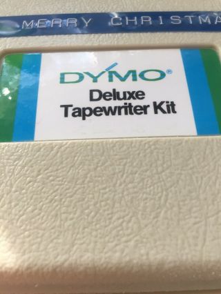 Vintage Dymo 1570 Chrome Label Maker Bundle Deluxe Tapewriter Kit