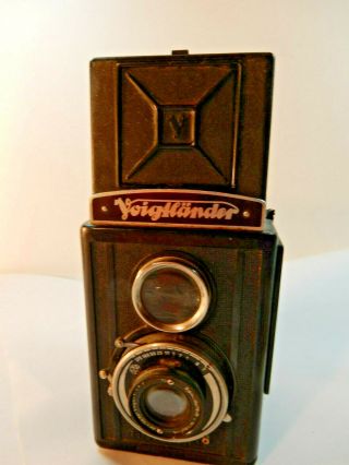 Vintage Voigtlander German Camera Brillant With Lens.  Made In Germany