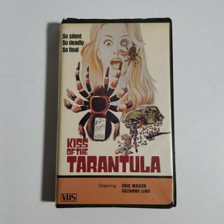 Vtg Kiss Of The Tarantula 1976 Clamshell Vhs Horror Gorgon Video