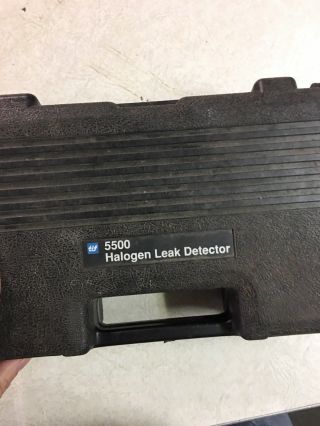 Vintage tif 5500 Halogen Leak Detector With Case Beeps 2