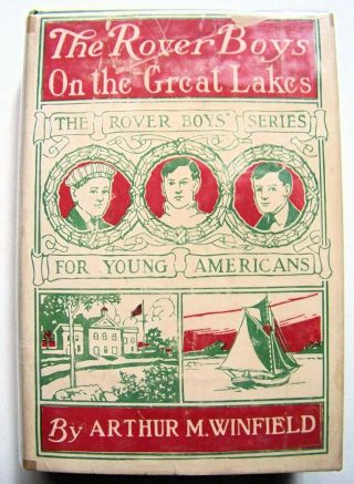 1902 Edition The Rover Boys On The Great Lakes By Arthur Winfield W/dj