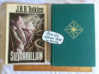 The Silmarillion Hc Dj 1st/1st Us 1977 Vintage Lord Of The Rings J R R Tolkien